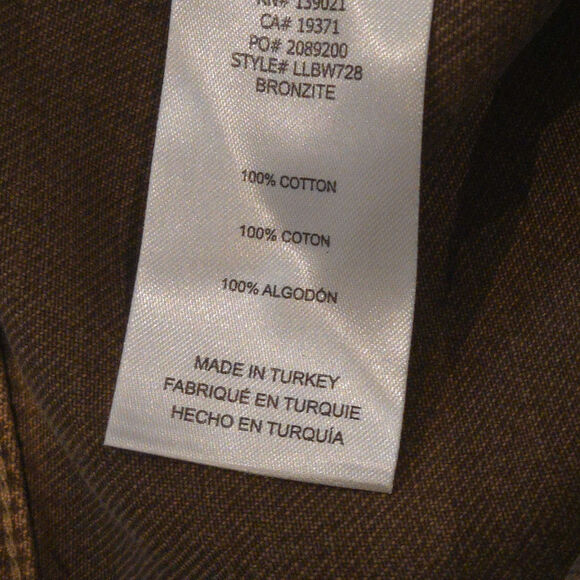 FRAME Denim Le Low Baggy Wide Leg Jeans Size 30 Brown Bronzite - Picture 8 of 10